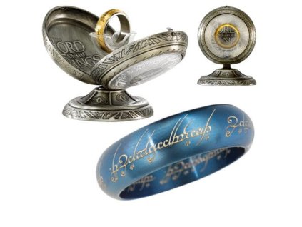 Prsten moci - modrý - Velikost prstenu: 52 (Velikost 52)