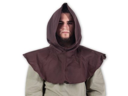 Bavlněná kápě - Barva: černá (Barva Černá)