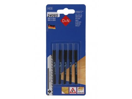 Plátky do přímočaré pily HCS B&D 50/1mm 5ks 12420