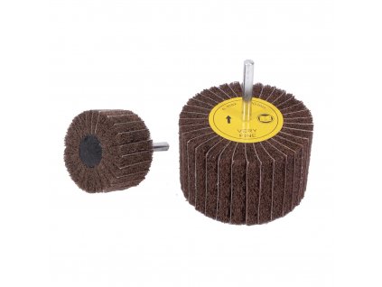 ABRASIVES Kotouč brusný vliesový lamelový na stopce | 60x50x6 mm, zr. 240, very fine