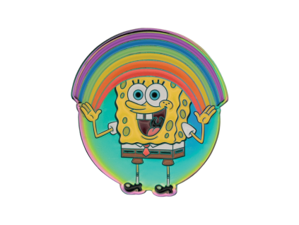 odznak spongebob v kalhotach duha 68fb4784c2d75