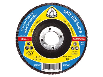 KLINGSPOR Kotouč brusný lamelový zirkon SMT 624 | 115 mm zr. 80