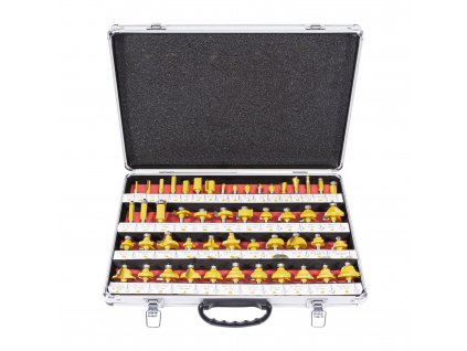 STAVTOOL Sada tvarových fréz do dřeva 50 dílů