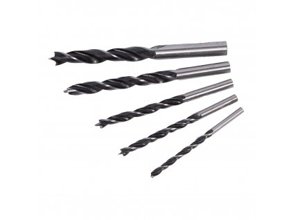 STAVTOOL Sada vrtáků do dřeva 5 dílů | 4-10 mm, PVC obal