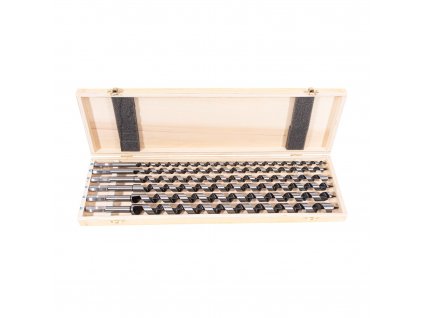 STAVTOOL Sada hadovitých vrtáků do dřeva 6 dílů | 230 mm, dřevěný box