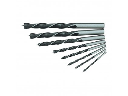 STAVTOOL Sada vrtáků do dřeva 8 dílů | 3-10 mm, PVC obal