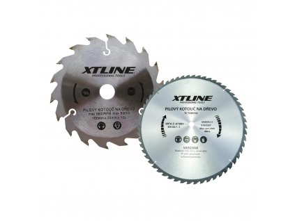 XTLINE Kotouč pilový s SK plátky | 190x1,6x30 mm, 40 zubů