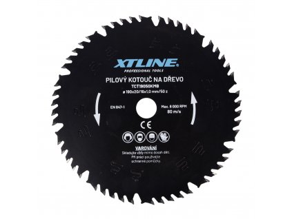 XTLINE Kotouč pilový s SK plátky - kombinovaný | 190x1,0x20 mm, 50 zubů