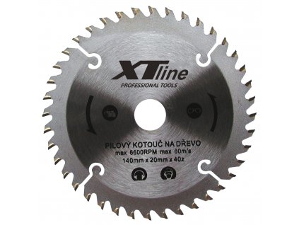 XTLINE Kotouč pilový s SK plátky - trapéz | 200x2x30 mm, 60 zubů