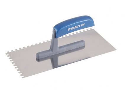 Hladítko FESTA nerez dřevěná rukojeť 280x130mm zub e6