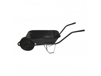 Kolečko stavební, plná pryž, pevná osa - složené | 60 l