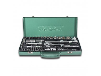 HONITON Sada hlavic 1/4”-1/2” 59 dílů