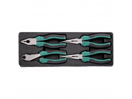 HONITON Sada kleští 4 díly | plastové plato A