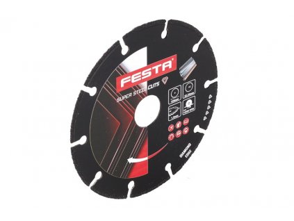 Kotouč diamantový FESTA INDUSTRY na kov 125x1.3x22.2mm