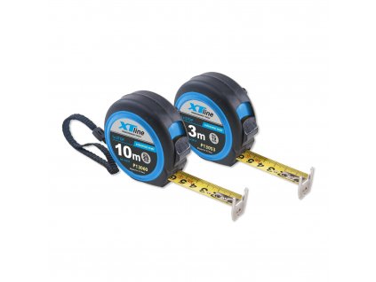 XTLINE Metr svinovací pogumovaný | 7,5 m x 25 mm