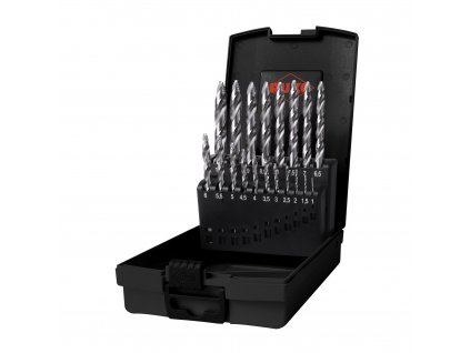 RUKO Sada vrtáků do kovu s břitem FLOWSTEP HSS 19 dílů | 1-10 mm, plastový box
