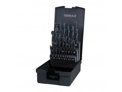 RUKO Sada vrtáků do kovu Terrax HSS-R 25 dílů | 1-13 mm, plastový box