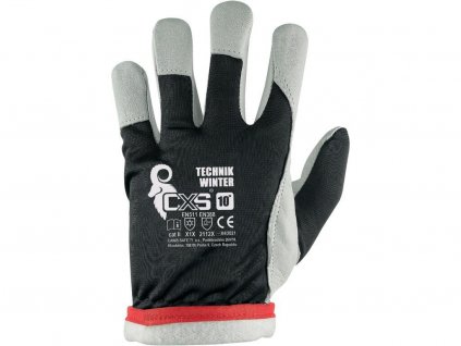 Rukavice CXS TECHNIK WINTER, s blistrem, zimní, vel. 11