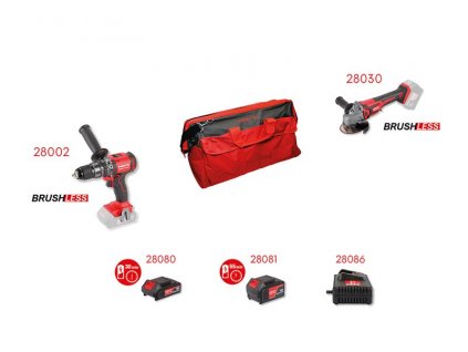 Sada AKU "BRUSHLESS" 2+3 (28002+28030+28080+28081+28086+bag)!OBJ!