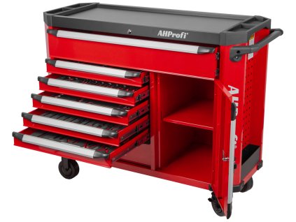 Dílenský vozík s nářadím, 7 zásuvek, 238 ks - AH470071BAL