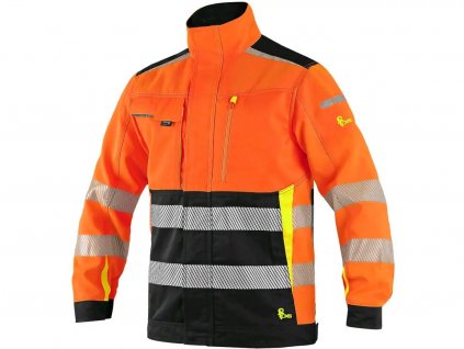 Blůza CXS BENSON, výstražná, pánská, oranžovo-černá