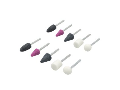 2138 brusky rotacni sada 10 ks stopka 3 mm 07 01 9100