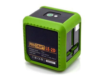 3490 laser zeleny liniovy krizovy samonivelacni procraft le 2d le 2d