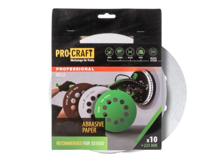 6626 brusny papir 10 ks procraft kb225100 kb225100