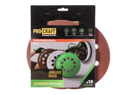 6638 brusny papir 10 ks procraft kd225100 kd225100