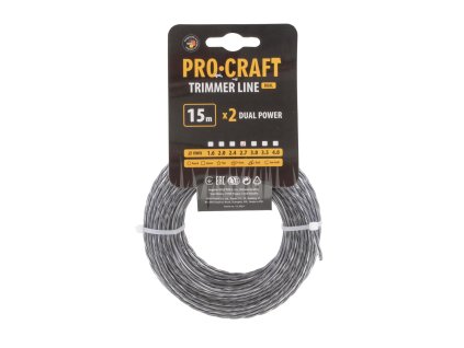 6971 struna zaci s vystuhou 27mm 15m spirala procraft spj 2715