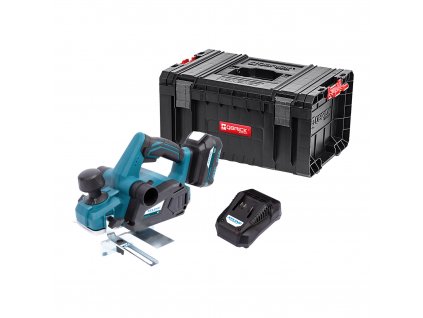 XTLINE Aku hoblík 18 V + baterie 5.0 Ah + nabíječka 3.5 A + kufr