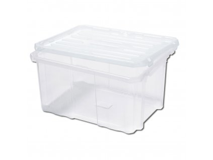 PROSPERPLAST Box plastový s víkem Cargobox | 400x300x200 mm