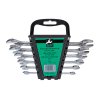 GK TOOLS Sada plochých klíčů, chrom | 6-17 mm, 6 dílů, plastový držák