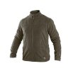Mikina CXS GRANBY, pánská, fleece, khaki (Velikost S)