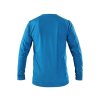 Tričko CXS SIMON, dlouhý rukáv, azurově modré (Velikost S)