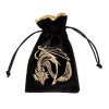 vacek na kostky dragon black golden velour 5f1adbdf50d81