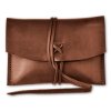 Kožený obal na tabák - Barva: hnědá (Barva Hnědá)