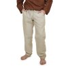 Lněné pánské kalhoty - přírodní - Velikost: S (Velikost S)