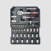 STAVTOOL Sada nářadí v pojízdném boxu 188 dílů | 370x210x520 mm, hliníkový box