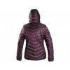 Bunda CXS OCEANIA, zimní, dámská, oboustranná, fialovo - černá