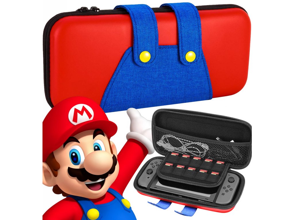 Obal odolný kryt pouzdro Mario, Luigi na Nintendo Switch, Nintendo Switch OLED limitovaná edice