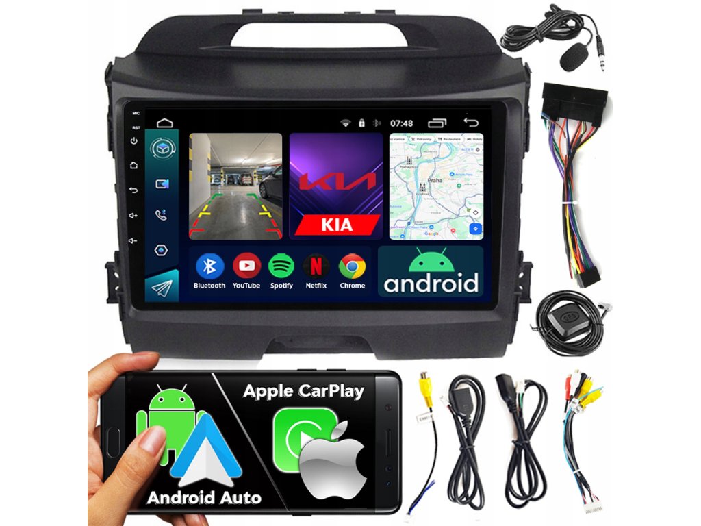 Autorádio NCS RS-305 Kia Sportage III 2010-2015 Android Navigace