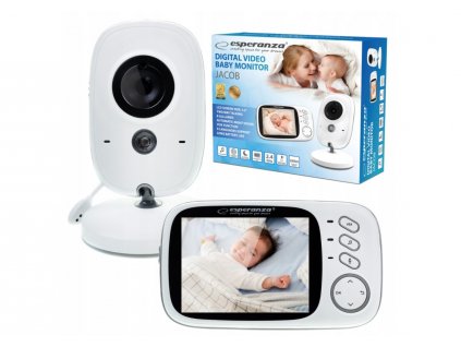 Elektronická chůva s kamerou Esperanza 3,2" LCD JACOB