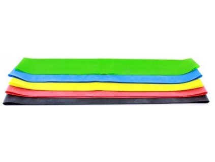 Sada 5 posilovacích mini gum (expandérů) gumy na cvičení fitness