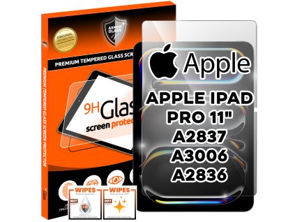 9H Tvrzené ochranné sklo pro Apple iPad PRO 11“ 2024 A2837 A3006 A2836