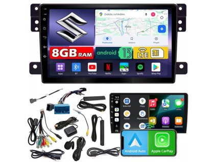 AUTORÁDIO NCS ZQ9 SUZUKI GRAND VITARA 2005-2014 ANDROID 8GB LTE
