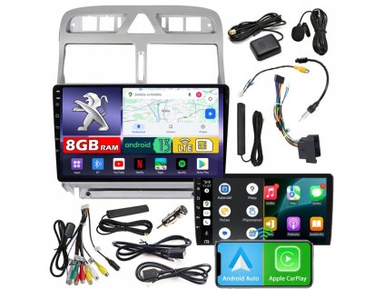 Autorádio NCS ZQ9 Peugeot 307 2001-2007 Android Navigace 8GB LTE