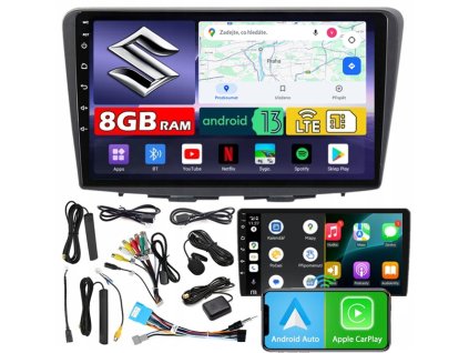 Autorádio NCS ZQ9 Suzuki Baleno III 2016-2019 Android Navigace 8GB LTE
