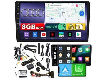 Autorádio NCS ZQ9 Audi A4 B7 2004-2007 Android Navigace 8GB LTE