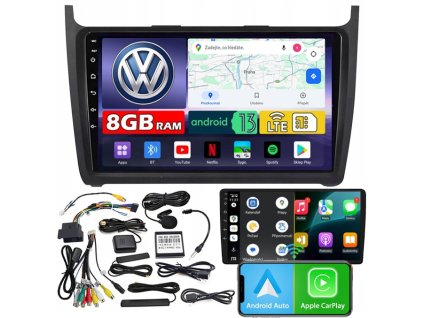 Autorádio NCS ZQ9 VW Polo V 2009-2017 Android Navigace 8GB LTE